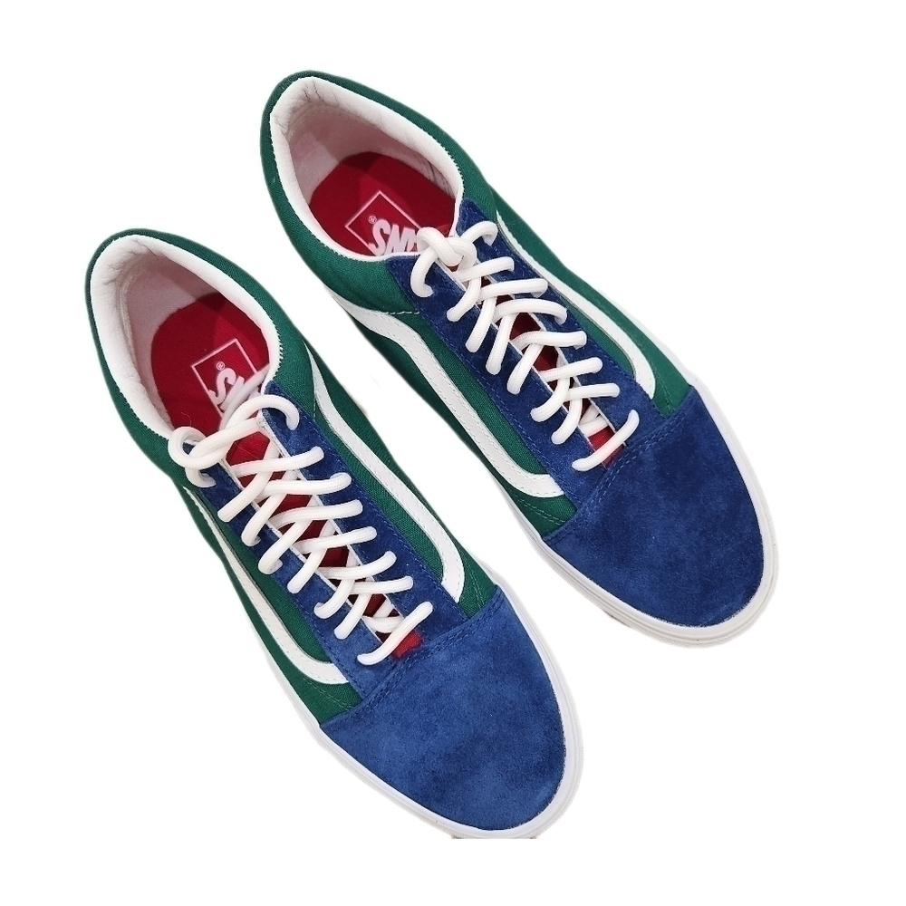 Vans Off the Wall Old Skool Multi Color Sneakers, US Mens 10 - Picture 3 of 6